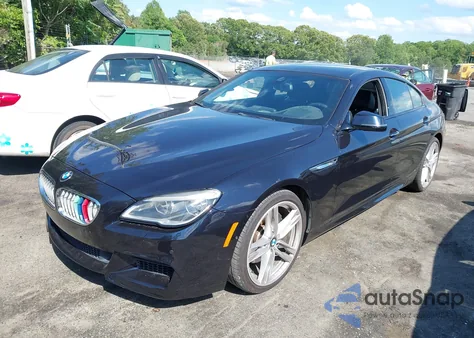 2016 BMW 650I Gran Coupe from USA, damaged, VIN WBA6D4C59GD977294